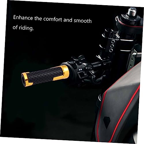 Totority 1 Par De Alça De Borracha Para Motocicleta Guidão De Mtb Muffs Para Guidão De Motocicleta P