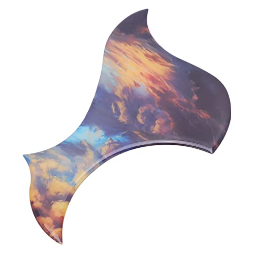 Pickguard pour guitare acoustique, motif de vague de mer avec plaque anti-rayures pour guitare acoustique 41 pouces - Les Beatles, Paul McCartney, John Lennon, RIngo Starr, George Harrison Pickguard pour guitare acoustique, motif de vague de mer avec plaque anti-rayures pour guitare acoustique 41 pouces