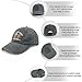 Retired and Rebuilt Body Contains Parts Hat for Men Fashion Washed Distressed Light Grey