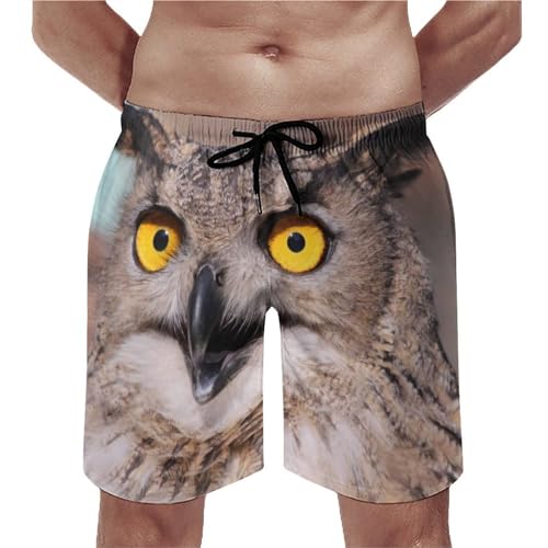 Swim trunk avec poches chouette mignonne pour vacances plage