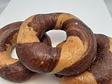 Low Carb NY Boiled Bagels Marbled Pumpernickel Rye 10 Pack