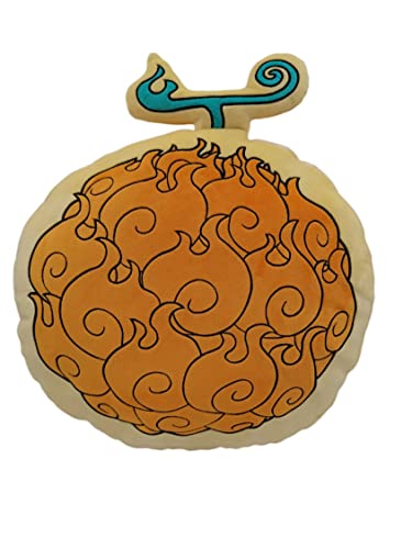 Lyo Peluche Coussin Frutta Du Demon One Peece 40 Cm Mera Mera