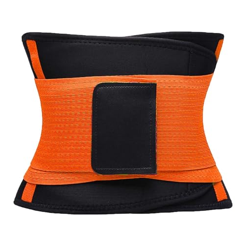 Beauenty Women's Waist Trainer Belt (Orange, Medium)