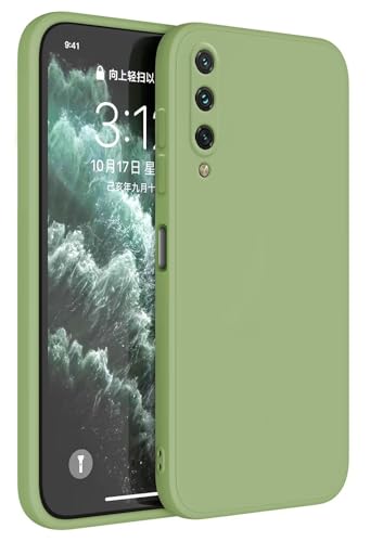 HAFFAN TPU Silicone Case Compatible with Xiaomi MI A3 (6.09'), Cover Holster Sleeve - Matcha Green