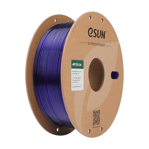 eSUN PETG Filament 1.75mm, High Toughness Glossy PETG 3D Printing Filament, 1KG Spool (2.2 LBS) 3D Printer Filament, Blue