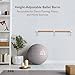 Ilyapa Ballet Barre for Home - 5 Ft 8 Inches Wood Adjustable Wall Mount Ballet Bar Dance Equipment - 64 inch Stud Spaced White Powder Coated Brackets