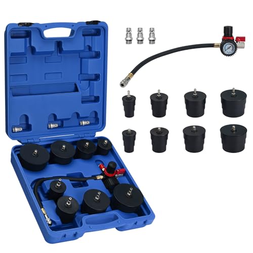 Handor Turbo System Leakage Tester Kit with 4 Pairs of Stepped Adapters 1-3/8