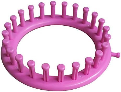 Tmade Round Knitting Looms Ring Board Set Craft Kit Sock Scarf Hat Hook Maker Tool With 4 Pom-pom makers