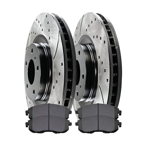 QzmLsk Brake Pads Front 2PC for 2003-05 InfinitiG35/Nissan350Z 3.5L GAS Ceramic OE#980115 BR31350