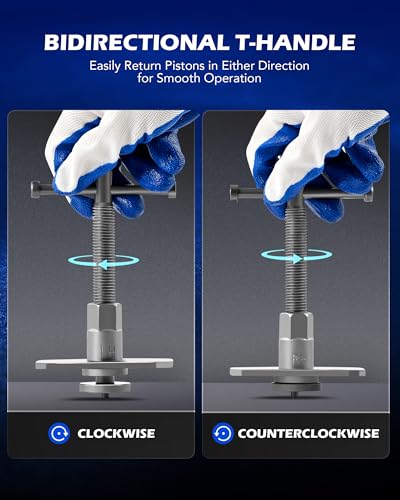 OrionMotorTech 22pcs Heavy Duty Disc Brake Piston Caliper Compressor Tool Set Wind Back Kit Brake Pad Replacement, Fits Most American, European, Japanese Models