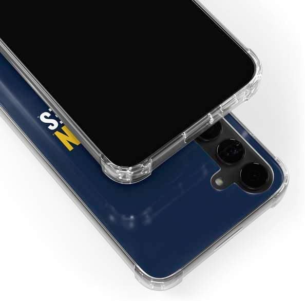 Skinit Clear Phone Case Compatible with Galaxy S24 Plus - Officially Licensed University of Michigan Wolverines M Design