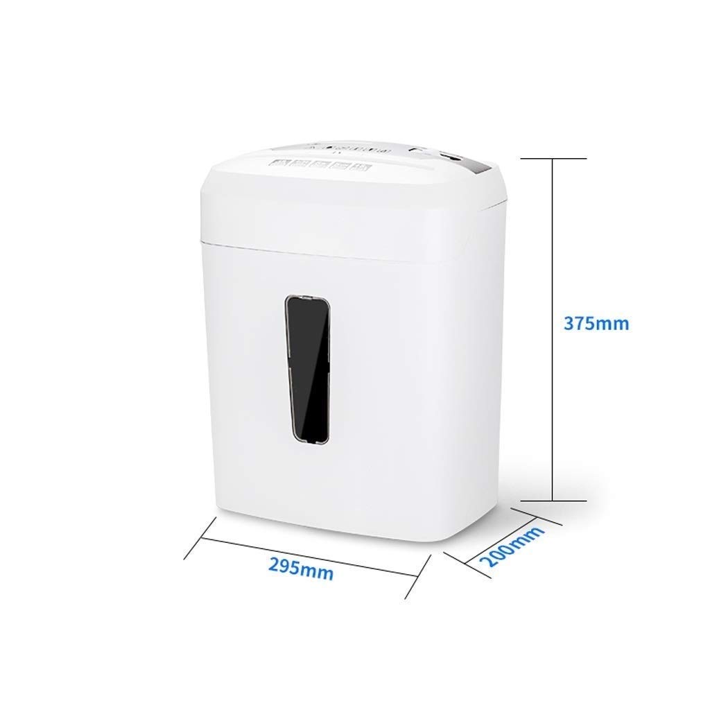 Shredder de Alta Seguridad Micro-Cut Trituradora de Papel, Cesta Retirada de Residuos, con Grandes Ventanas Transparente