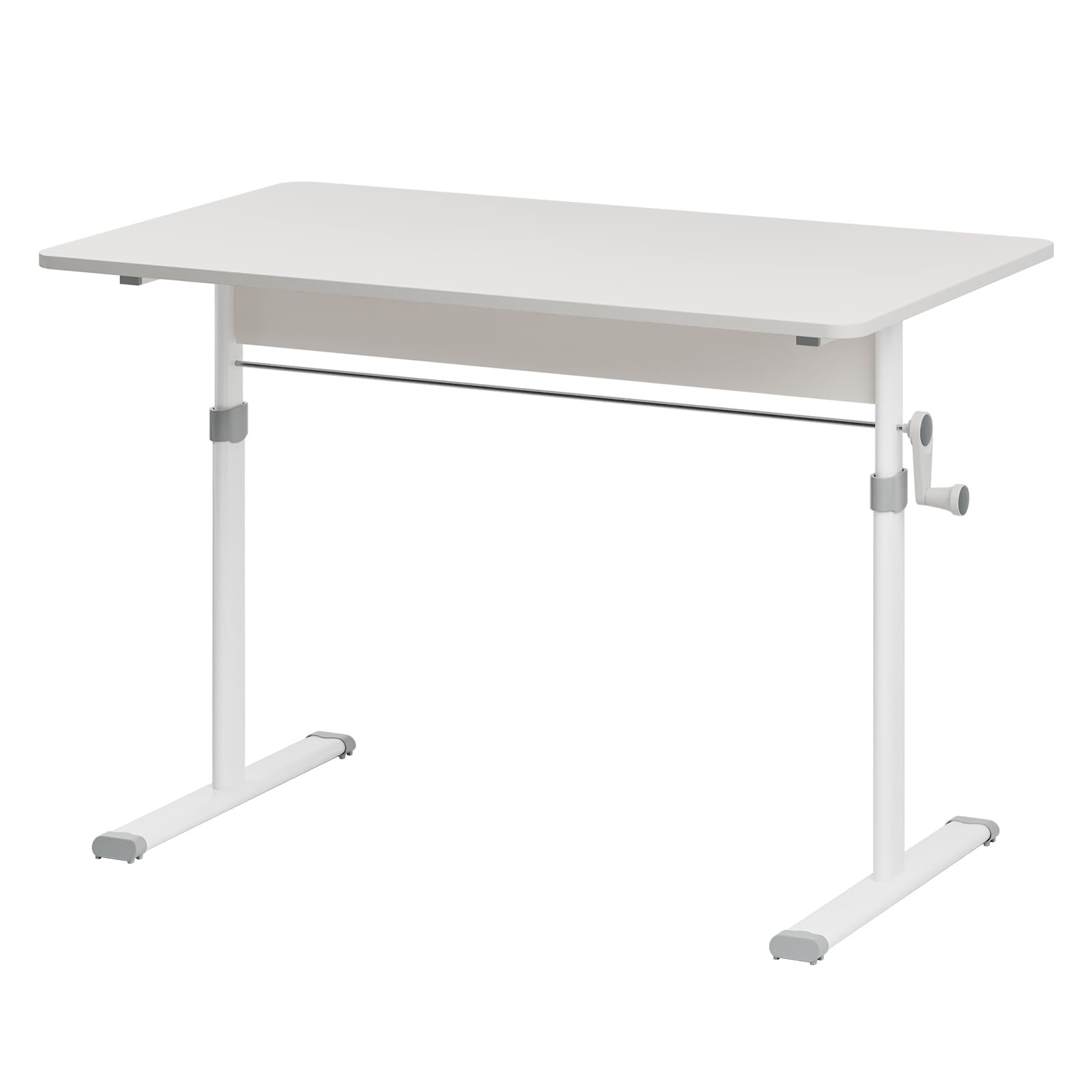 Standing Desk Adjustable Height Hand Crank Stand Up Desk 39 x 23 Inches Sit Stand Desk Frame Top