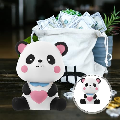 Hucha de panda creativa para obsequios entrañables de cumpleaños 6