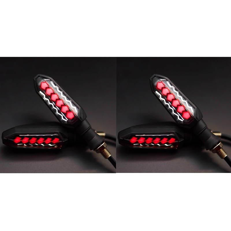Clignotants LED 12V universels moto étanches compatibles MSX125 VFR 800