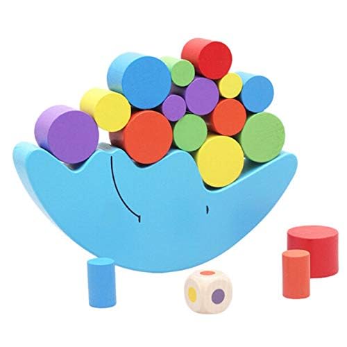 GD TOYS Kids Wooden Building Blocks with Shapes, Numbers & Moon Balancing Toy, Educational Counting & Colorful Pieces, Fish Design (B0D4VV63XD) Amazon Price History, Amazon Price Tracker