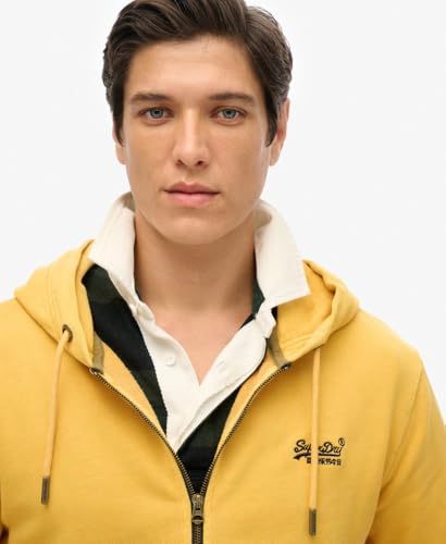 Sweat shirt Superdry Sweatshirt à capuche délavé zippé à logo Essential EU - vue 4