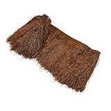 【Realistico】: Realizzato in composito di acetato di , questo tetto di paglia artificiale imita la paglia con un aspetto tocco tropicale. Trasforma istantaneamente il tuo tetto o giardino in un luogo dal fascino ed esotico messicano.