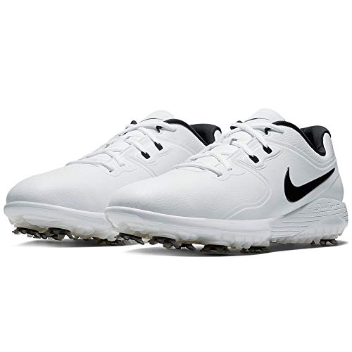 NIKE Men s Vapor Pro Golf Shoe, White Black, 7.5 M US