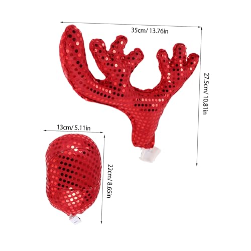 Accesorios de disfraz navideño para vehículos PLAFOPE y luces led de adorno de Navidad 7