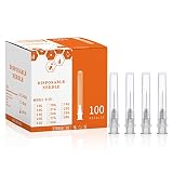 27Ga 0.5inch/13mm Disposable sterile Needles,Individually Wrapped,Pack of 100