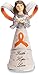 Pavilion Gift Company 82390 Ribbon Awareness Angel Figurine, 5", Orange
