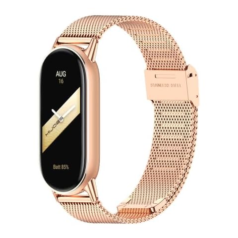 MIJOBS Strap for Xiaomi Mi Band 8 /Mi Band 9 Breathable Replacement Strap for Mi Fit Band 9/8 SmartWatch Straps Wristband Bracelet for Women Men Cover