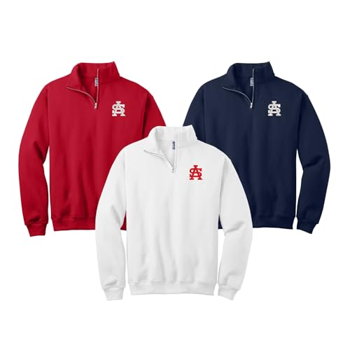 Sorority Letters Shop University of South Alabama Jaguars Quarter Zip Sweatshirt with SA Logo Embroidered2