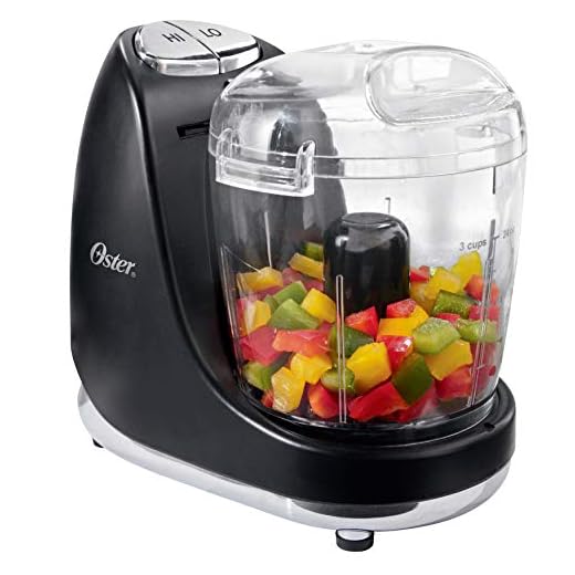 Mini Processador Oster, Chromer, 110V, Preto, 125W, 3320