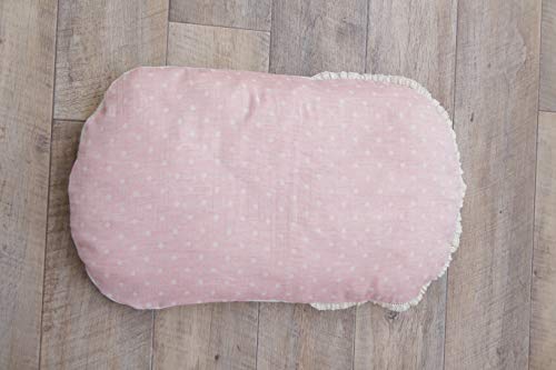 【オーガニックコットン】【カバー色:ピンクドット(ピンク)】アニバーサリーオリジナルパット 〜トッポンチーノ〜 (赤ちゃんぐっすりzzZ 背中スイッチ解消)話題のトッポンチーノ*新生児 お布団 枕*プレゼントに!全てオーガニックコットンを使用しています☆出