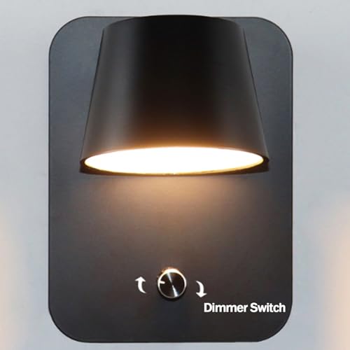 Lámpara de pared interior LED rectangular con luminosidad ajustable de aluminio 4