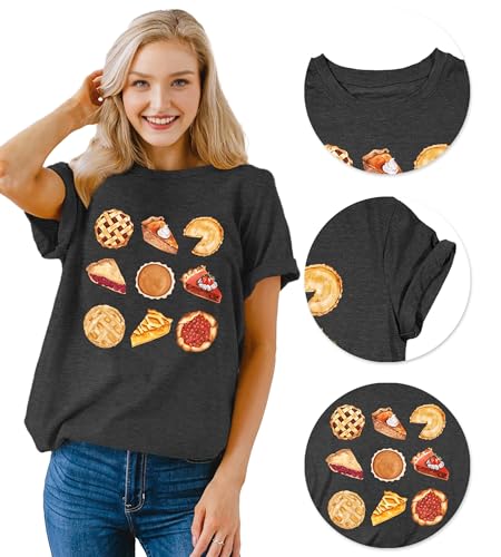 Image of Thanksgiving Shirts Women Turkey Gravy Beans and Rolls Tshirts Funny Turkey Graphic T-Shirt Family Thanksgiving Tops