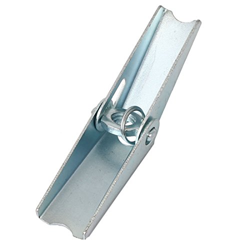 Aexit 76mm Long Anchors M8 Female Thread Spring Loaded Hollow Wall Anchor Wing Nuts Expansion Anchors 10 Pcs