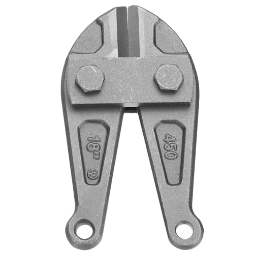 sourcing map Tagliabulloni 45,7 cm ganasce di ricambio lama taglierina mano in lega di acciaio lama taglierina strumenti parte per recinzione filo catena di taglio a vite