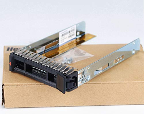 Heretom - 2,5 Pollici Vassoio per Disco Rigido SAS/SATA/SSD SFF Tray Caddy Sled Vassoio 00E7600 L38552 Compatibile Con IBM X3100 X3250 X3550 X3650 X3850 X3950 M5 X6 M6 con viti