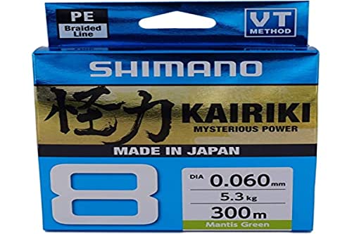 Line Kairiki 8 300 m 0,13 mm 8,2 kg M Green