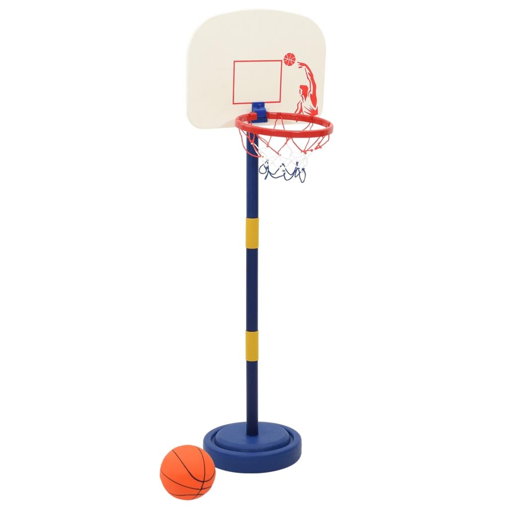 Genérico Canasta de Baloncesto Ajustable con Pelota y Bomba 90/121 cm,Juegos y Juguetes,Juguetes,Juguetes de Deporte,Pelota de Baloncesto de juguete-4016327