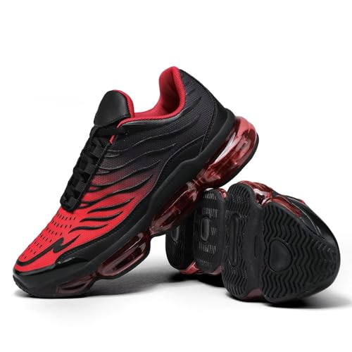 Image of Men's Air Running Shoes Non Slip Workout Casual Sport Shoes for Men Basketball Sneakers Fashion Tennis Sport Fitness Cross Trainers