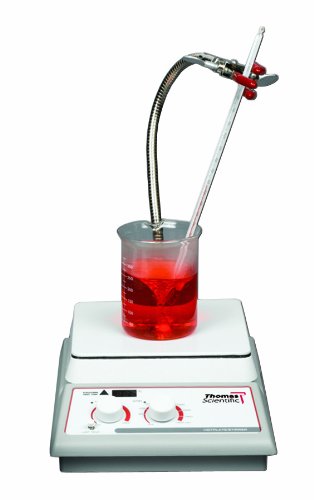 Thomas 984TH4CSTUSS Stirrer with 4" X 4" Ceramic Top Plate, 120V, 0.5amps, 50 watts