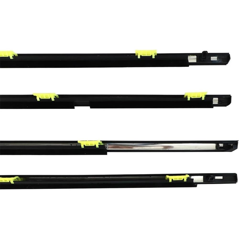 Zewnętrzna uszczelka drzwiowa czarna (4 sztuki) do Honda Civic Sedan 2001-2005