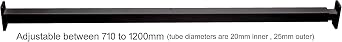 Window Security Bars (Square Single Black)