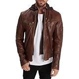 Daytona Chaquetas de piel bishop dark cognac XXL