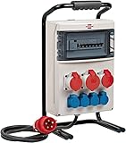 baustromverteiler 16a fi Lieferumfang: 1x Baustromverteiler mit FI-Personenschutz und 2m ölbeständigem Kabel - in bester Qualität von brennenstuhl