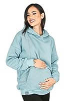 MijaCulture Umstandsmode 2in1 Stillpullover & Umstandspullover Stilltop Stillpulli Molly M001 (XL, Turkis)