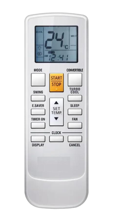 GMQ Air Conditioner Remote Control Compatible for Cruise Split Inverter AC Remote Exactly Same Remote Will Only Work AC-231 White-picture-20