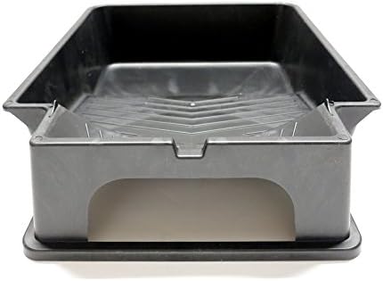 UrbHome Paint Roller Tray, Black Paint Tray,