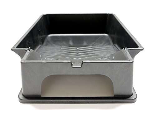 UrbHome Paint Roller Tray, Black Paint Tray,