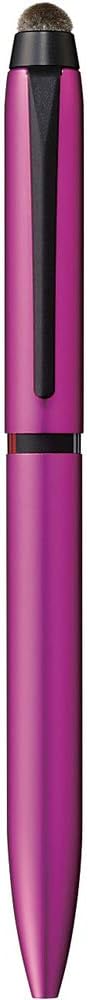三菱鉛筆 Mitsubishi Pencil SXE3T18005P13 Tri-Color Ballpoint Pen & Stylus Pen, Jetstream Stylus Pink