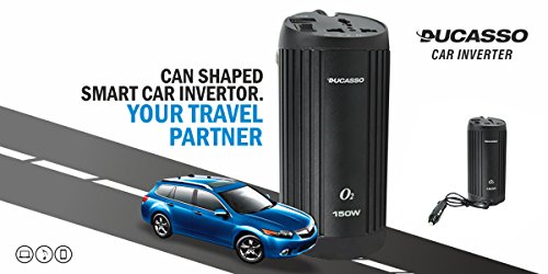 Ducasso Can Shaped Car Inverter & Usb+Car Charger For Mobile +Laptop