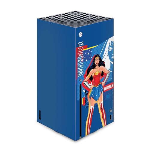 Skin Wonder Woman pour Xbox Series X - Autocollant Vinyle DC Coque Console Head Case Designs